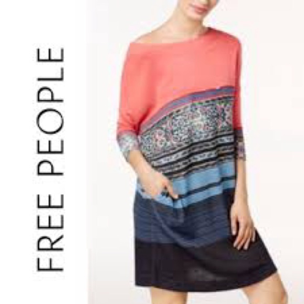 NWT Free People Steppin’ out  shift dress